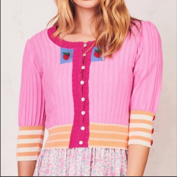 Rare💕 Loveshackfancy Benny Cardigan. - Picture 1 of 11